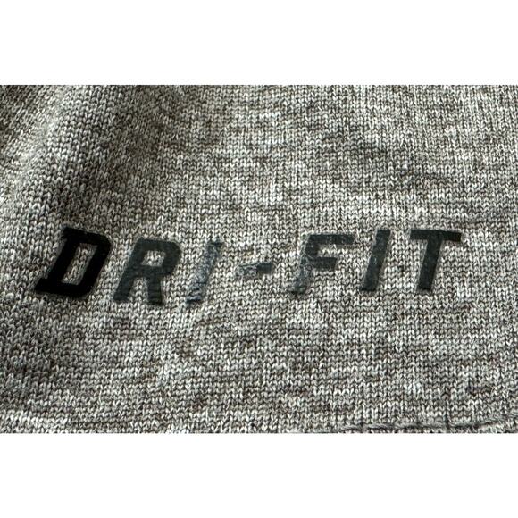 Nike Shirt Gray Swoosh Thatcher Dri Fit Short Sleeve T-shirt Men’s Size Large - Picture 5 of 10